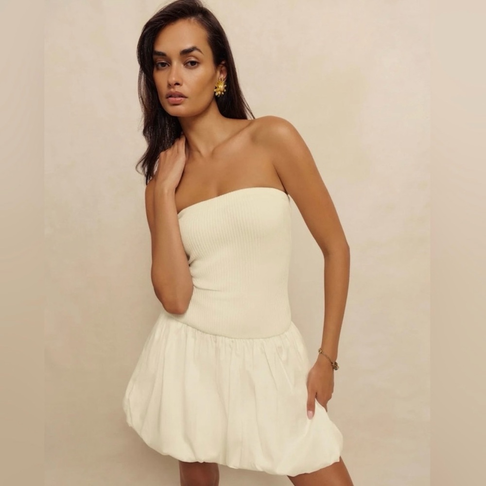 Reformation Margot Cotton Mini Dress